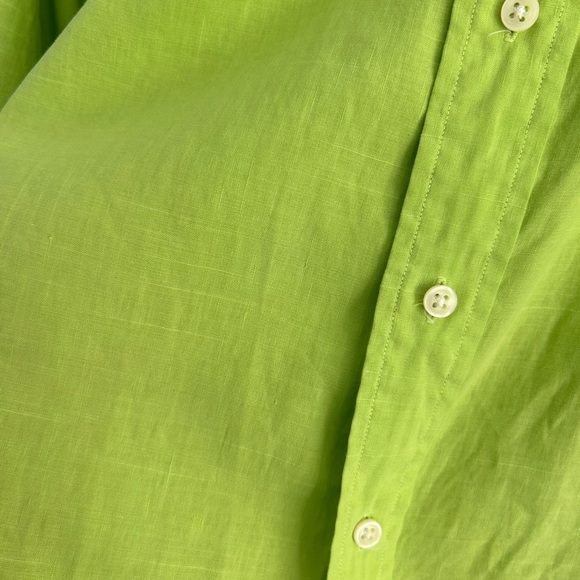 VTG Ralph Lauren green button down - Picture 3 of 5